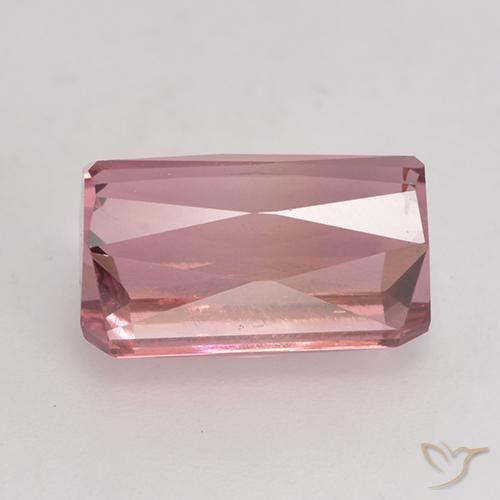 Tourmaline Pourpre royal naturelle Octogone / coupe Émeraude, 3.73 ct, VS