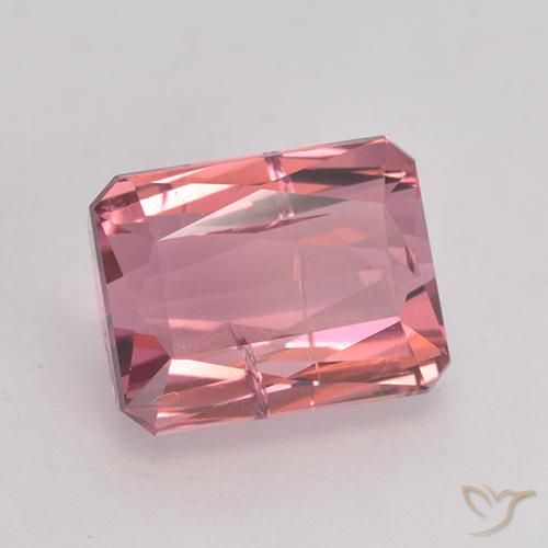 Tourmaline Pourpre royal naturelle Octogone / coupe Émeraude, 3.41 ct, SI