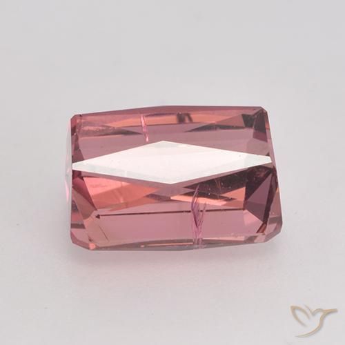 Tourmaline Pourpre royal naturelle Octogone / coupe Émeraude, 3.41 ct, SI