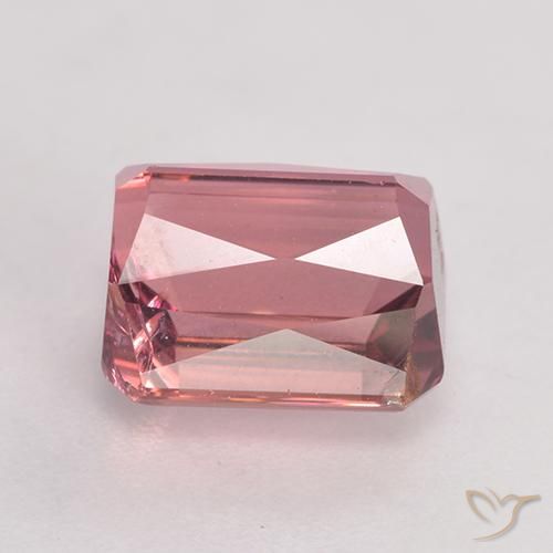 Tourmaline Rose moyen naturelle Octogone / coupe Émeraude, 3.60 ct, SI