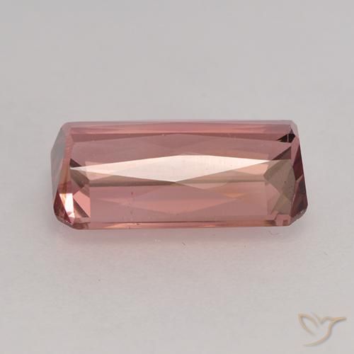 Tourmaline Rose moyen naturelle Octogone / coupe Émeraude, 3.01 ct, VS