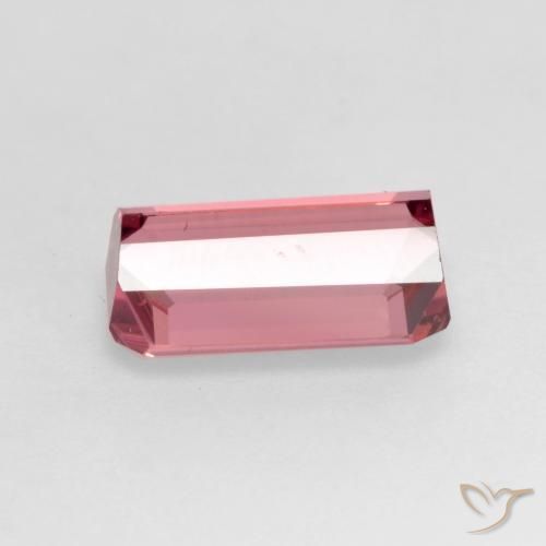 Tourmaline Rose bubblegum naturelle Octogone / coupe Émeraude, 2.11 ct, VVS-VS