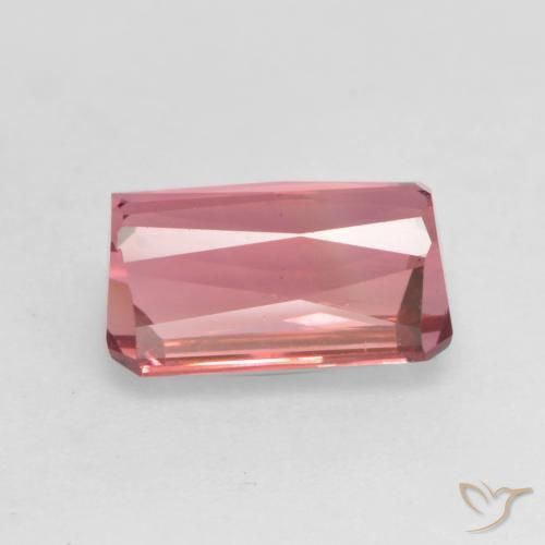 Tourmaline Rose moyen naturelle Octogone / coupe Émeraude, 2.19 ct, VVS-VS