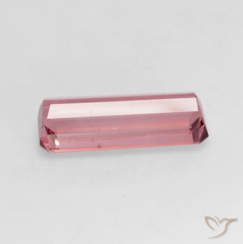 Tourmaline Orange rose naturelle Octogone / coupe Émeraude, 2.19 ct, VS-SI