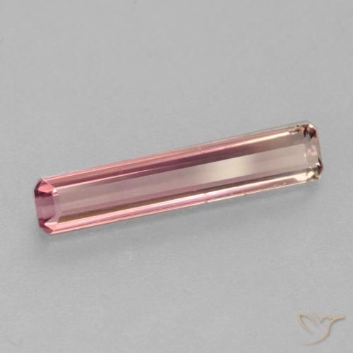 Tourmaline Rose bubblegum naturelle Octogone / coupe Émeraude, 1.45 ct, VS