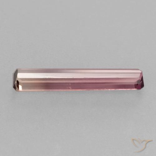 Tourmaline Rose bubblegum naturelle Octogone / coupe Émeraude, 1.45 ct, VS