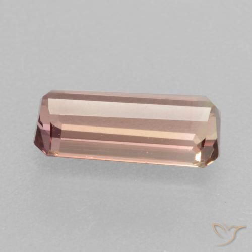 Tourmaline Rose clair naturelle Octogone / coupe Émeraude, 1.65 ct, VVS-VS