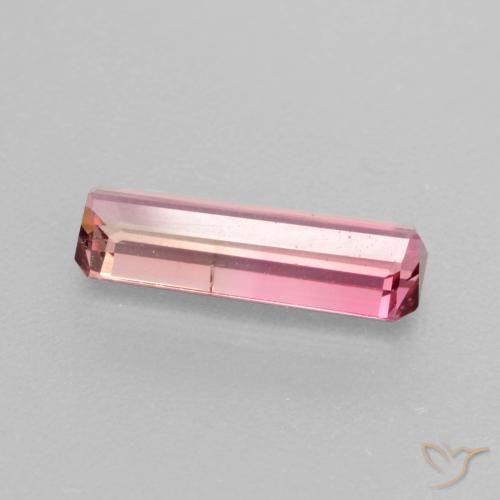 Tourmaline Rose clair naturelle Octogone / coupe Émeraude, 1.57 ct, VS-SI
