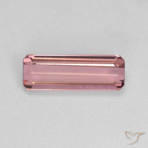 1.46ct Naturel Orange rose Tourmaline, Taille émeraude, VS