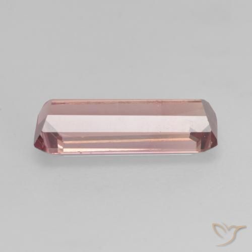 Tourmaline Rose moyen naturelle Octogone / coupe Émeraude, 1.15 ct, VS