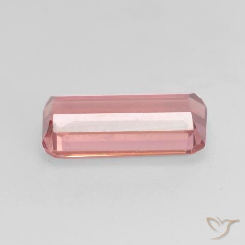Tourmaline Rose moyen naturelle Octogone / coupe Émeraude, 1.47 ct, VS