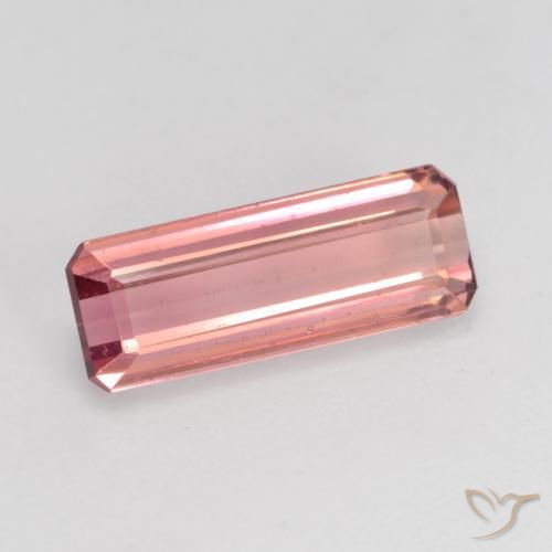 Tourmaline Rose moyen naturelle Octogone / coupe Émeraude, 1.33 ct, VS