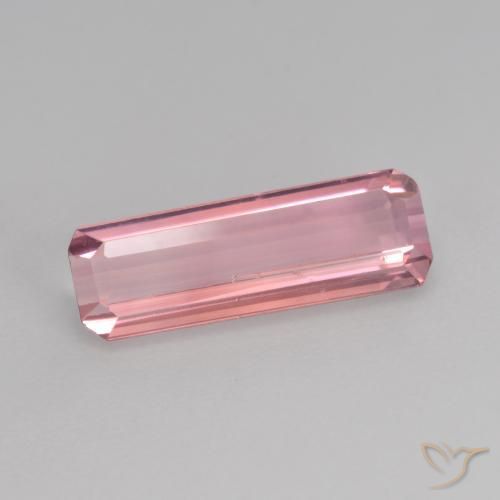 Tourmaline Rose clair naturelle Octogone / coupe Émeraude, 1.45 ct, VS