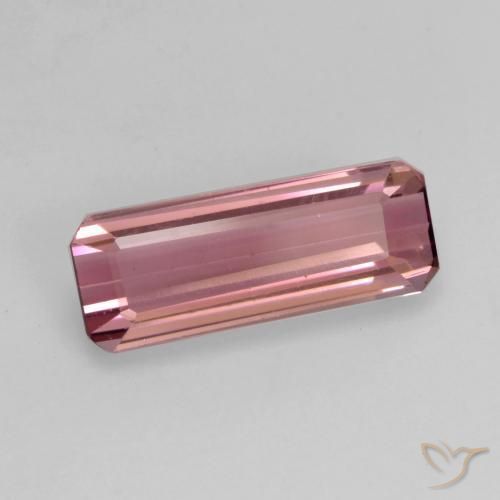 Tourmaline Pourpre royal naturelle Octogone / coupe Émeraude, 1.47 ct, VS