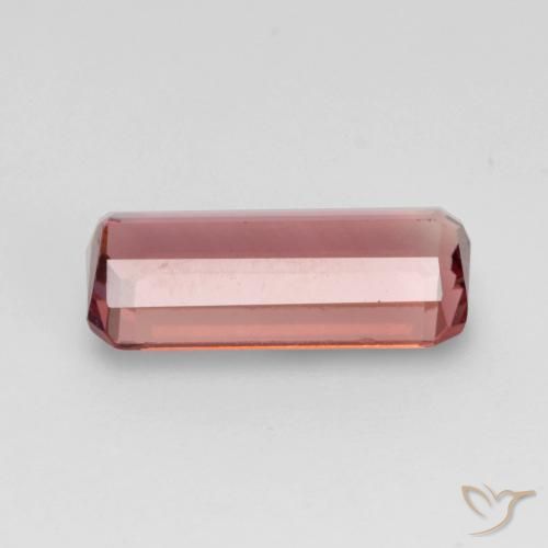 Tourmaline Rose moyen naturelle Octogone / coupe Émeraude, 1.48 ct, VVS-VS