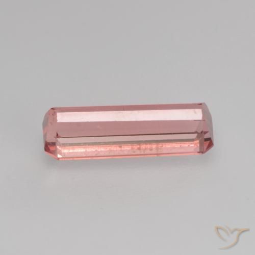 Tourmaline Rose bubblegum naturelle Octogone / coupe Émeraude, 1.14 ct, SI