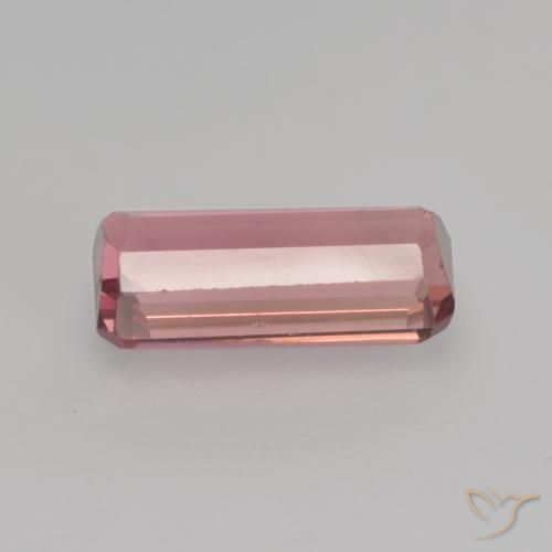 Tourmaline Rose moyen naturelle Octogone / coupe Émeraude, 1.16 ct, VVS-VS