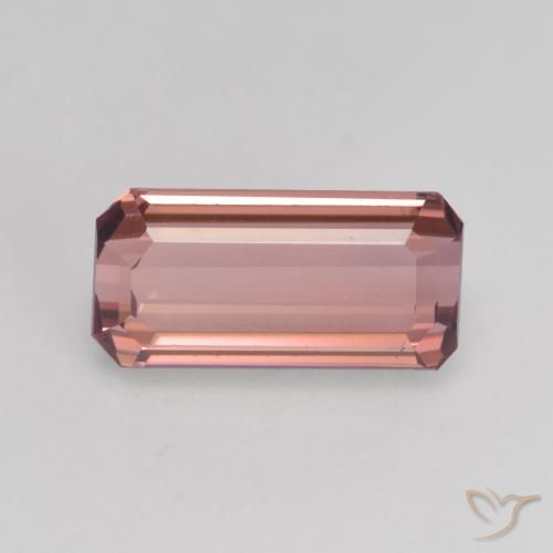 1.88ct Naturel Rose Tourmaline, Taille émeraude, VVS-VS