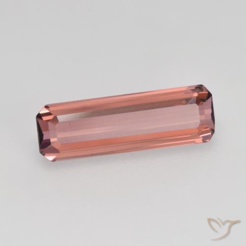 Tourmaline Rose moyen naturelle Octogone / coupe Émeraude, 1.04 ct, VVS-VS