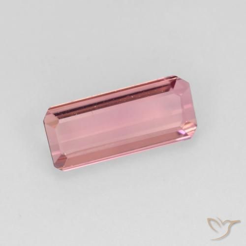 Tourmaline Ton rose bubblegum naturelle Octogone / coupe Émeraude, 0.93 ct, VS