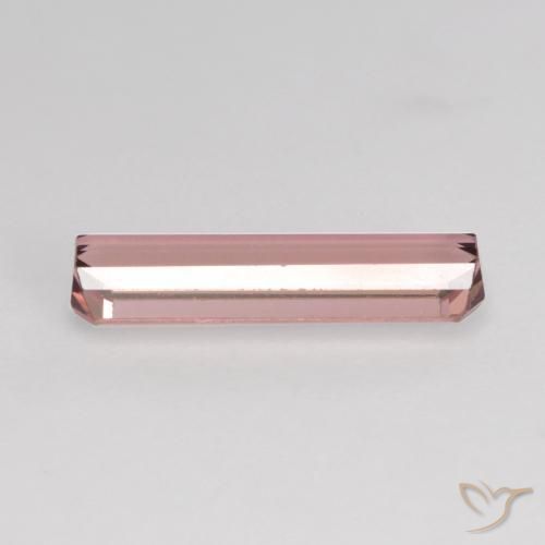 Tourmaline Rose moyen naturelle Octogone / coupe Émeraude, 0.90 ct, VS