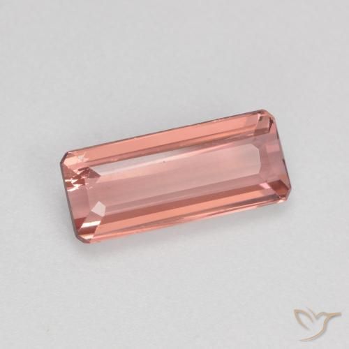 Tourmaline Rose moyen-léger naturelle Octogone / coupe Émeraude, 0.97 ct, VS