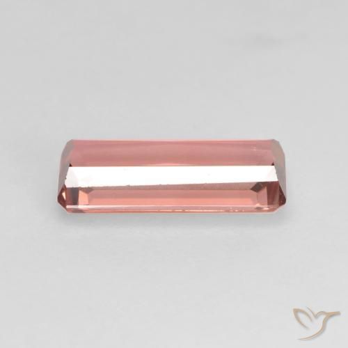 Tourmaline Rose moyen-léger naturelle Octogone / coupe Émeraude, 0.97 ct, VS