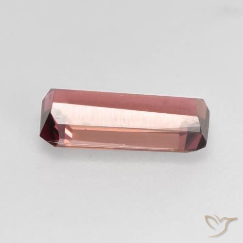 Tourmaline Rose naturelle Octogone / coupe Émeraude, 0.92 ct, VS