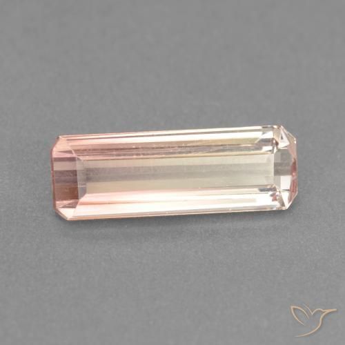 Tourmaline Rose très clair naturelle Octogone / coupe Émeraude, 2.04 ct, VS