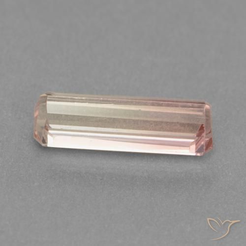 Tourmaline Rose très clair naturelle Octogone / coupe Émeraude, 2.04 ct, VS
