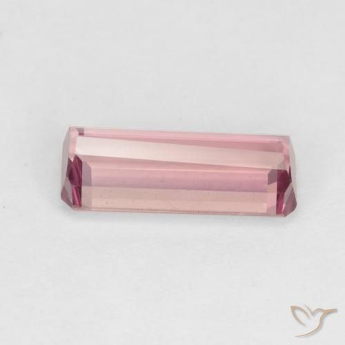 Tourmaline Rose bubblegum léger naturelle Octogone / coupe Émeraude, 1.86 ct, VS