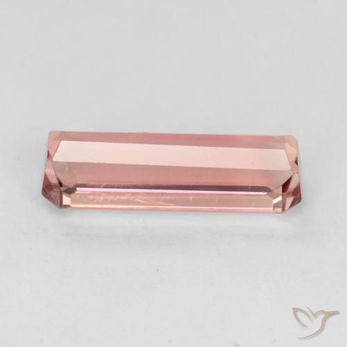 Tourmaline Rose terreux naturelle Octogone / coupe Émeraude, 1.47 ct, VS-SI