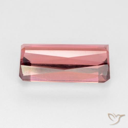 Tourmaline Rose moyen naturelle Octogone / coupe Émeraude, 3.19 ct, VS-SI