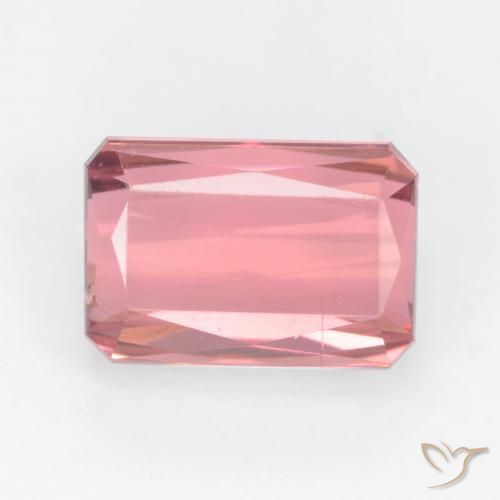 3.08ct Naturel Rose clair Tourmaline, Taille émeraude, VS-SI