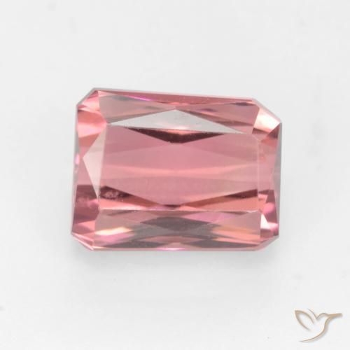 2.70ct Naturel Orange rose Tourmaline, Taille émeraude, VVS-VS