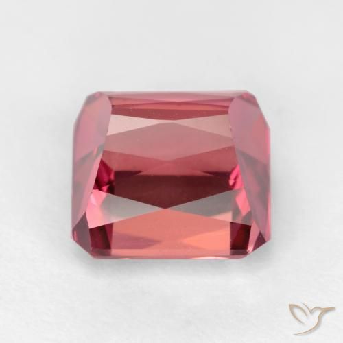 Tourmaline Rose bubblegum naturelle Taille émeraude, 2.53 ct, VS