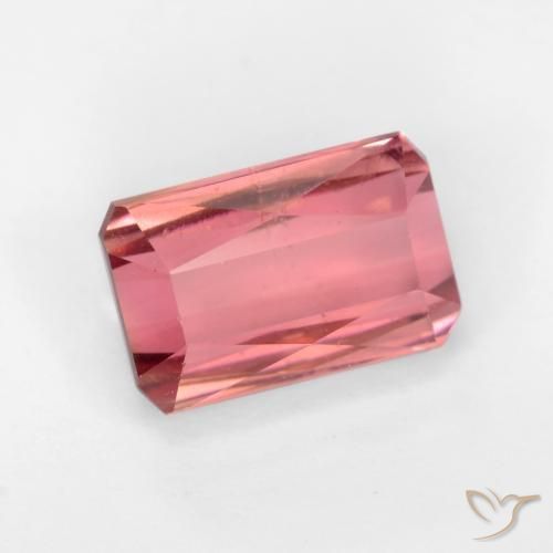 Tourmaline Rose bubblegum naturelle Octogone / coupe Émeraude, 2.34 ct, VS-SI