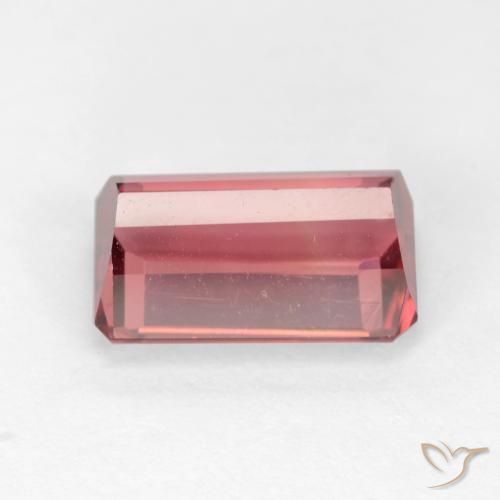 Tourmaline Rose bubblegum naturelle Octogone / coupe Émeraude, 2.66 ct, VVS-VS