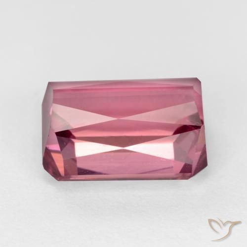 Tourmaline Rose bubblegum naturelle Octogone / coupe Émeraude, 2.55 ct, VS-SI
