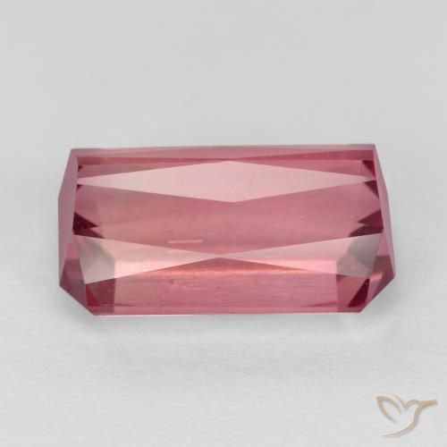 Tourmaline Rose bubblegum naturelle Octogone / coupe Émeraude, 2.45 ct, SI