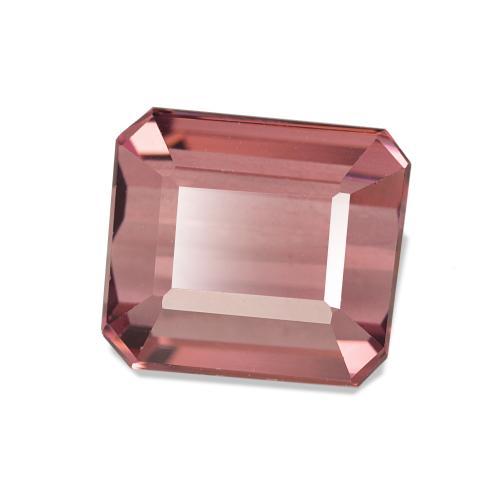 Tourmaline Rose foncé naturelle Octogone / coupe Émeraude, 2.41 ct, VVS-VS