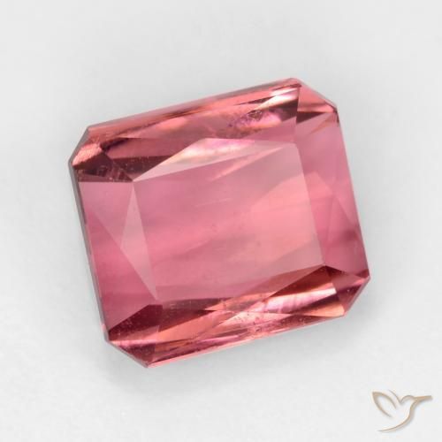 Tourmaline Rose clair naturelle Octogone / coupe Émeraude, 2.67 ct, SI