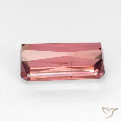 Tourmaline Rose clair naturelle Octogone / coupe Émeraude, 3.63 ct, SI