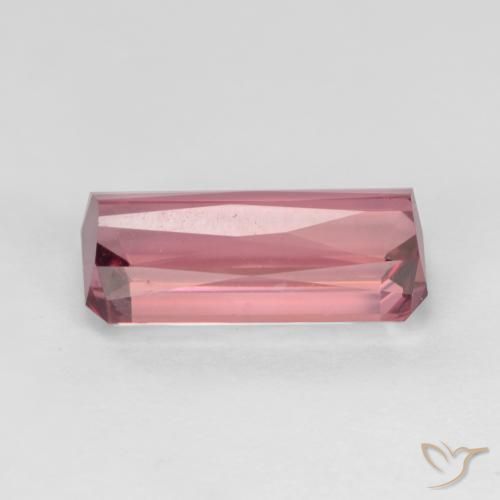 Tourmaline Ton rose chaud naturelle Octogone / coupe Émeraude, 3.04 ct, VS