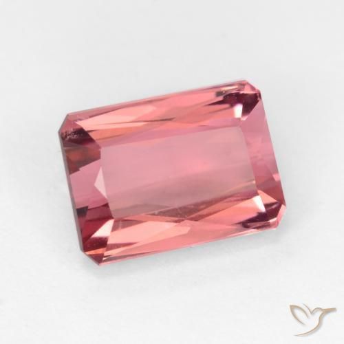 Tourmaline Rose clair naturelle Octogone / coupe Émeraude, 2.39 ct, VS