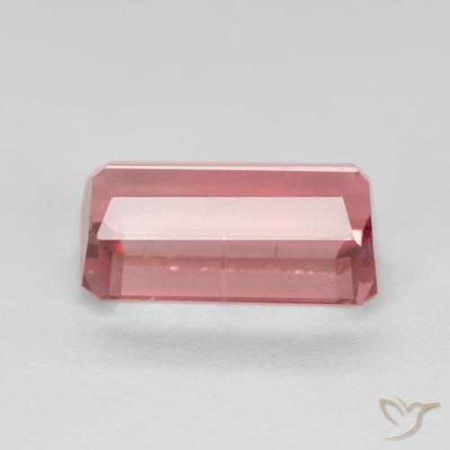 Tourmaline Rose clair naturelle Octogone / coupe Émeraude, 1.60 ct, SI