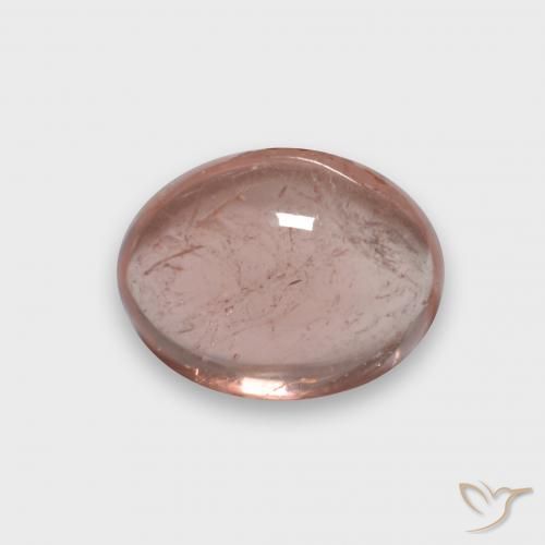 2.20ct Naturel Rouge moyen Tourmaline, ovale, Transparent