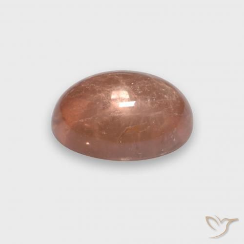 Tourmaline Rouge moyen naturelle ovale, 2.20 ct, Transparent