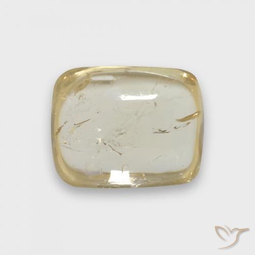 Tourmaline Jaune pâle naturelle Coussin, 2.52 ct, Transparent