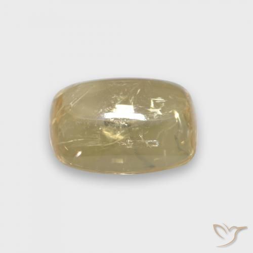 Tourmaline Jaune pâle naturelle Coussin, 2.52 ct, Transparent